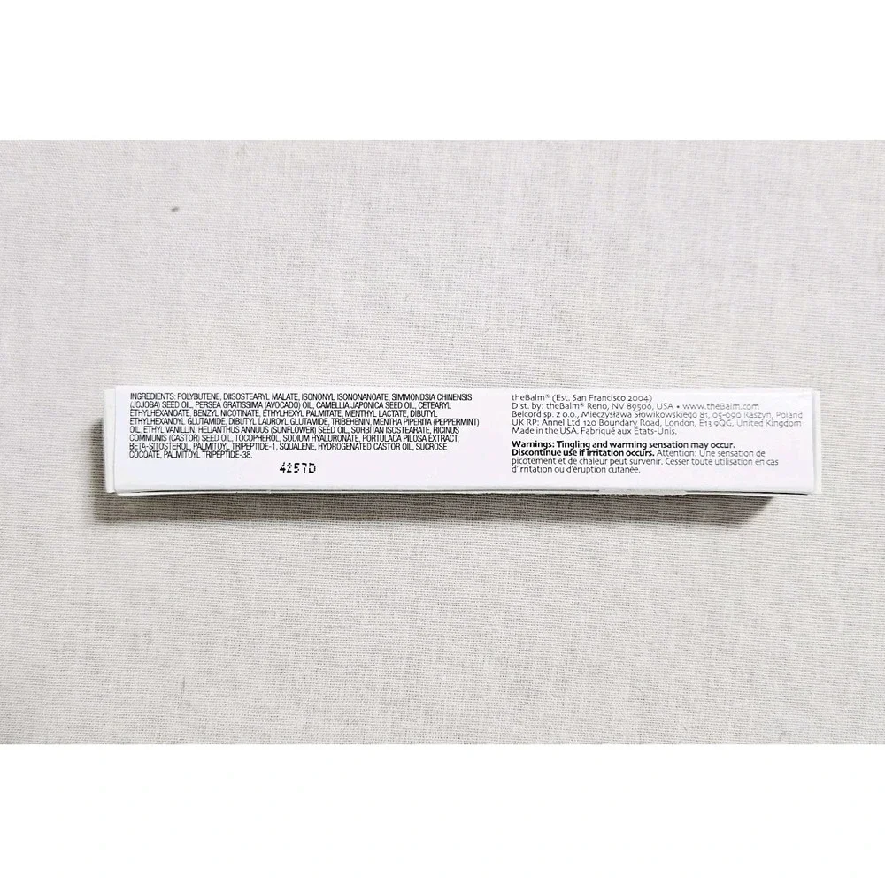 The Balm Plump Your Pucker Lip Gloss- Buck-A-Roo Clear Gloss- NEW‎ IN BOX